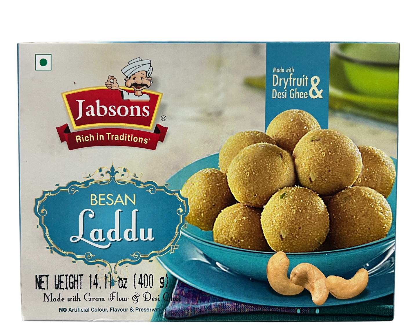 JABSONS BESAN LADDU DRYFRUIT & DESI GHEE