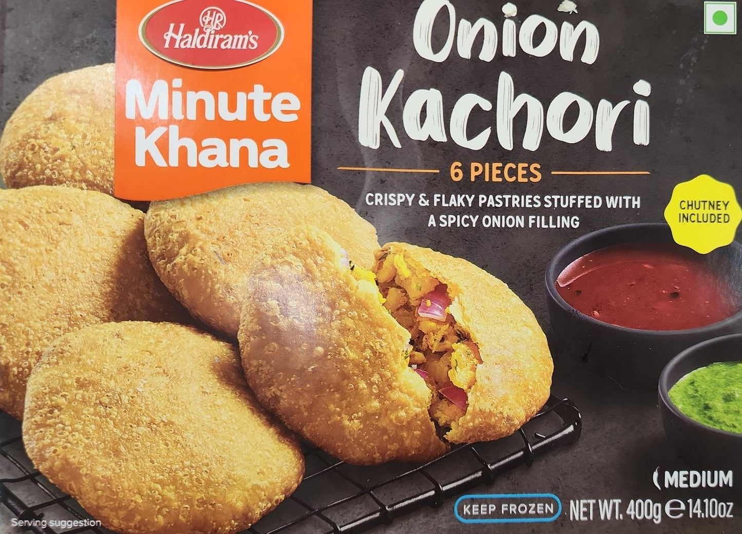 HALDIRAM'S (HR) ONION KACHORI 400g / 14.10oz