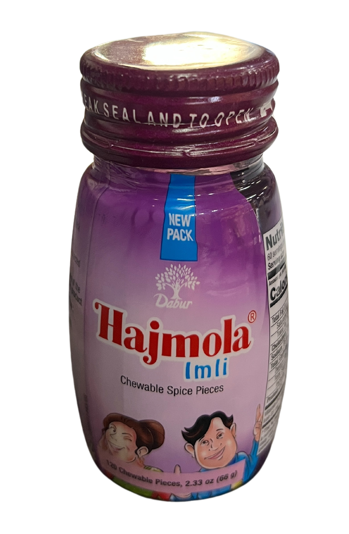 HAJMOLA BOTTLE 66g (120 TABLETS)
