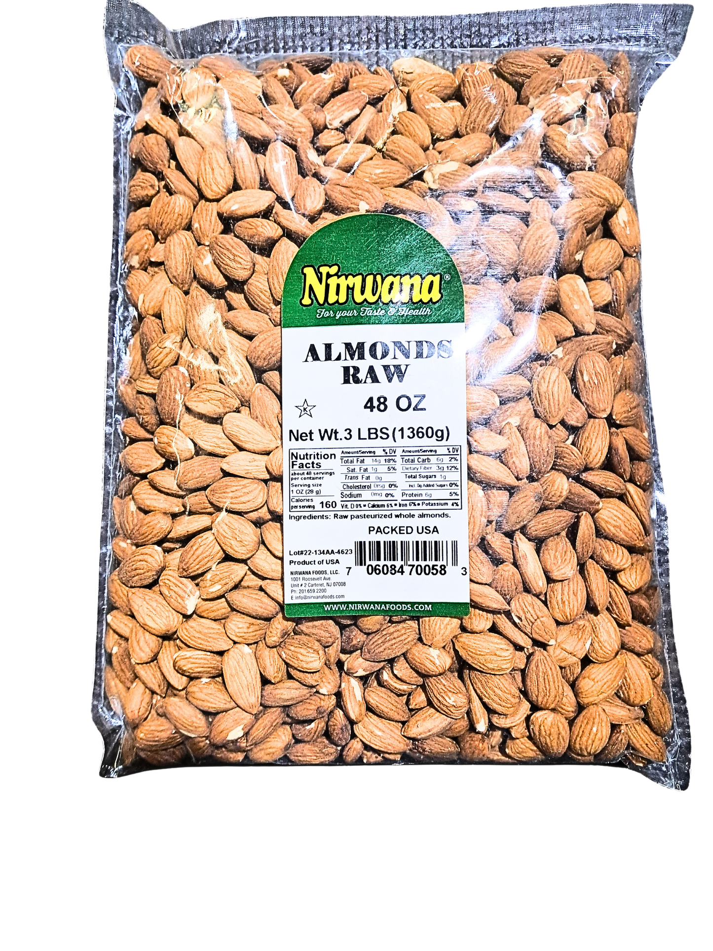 NIRWANA ALMONDS RAW