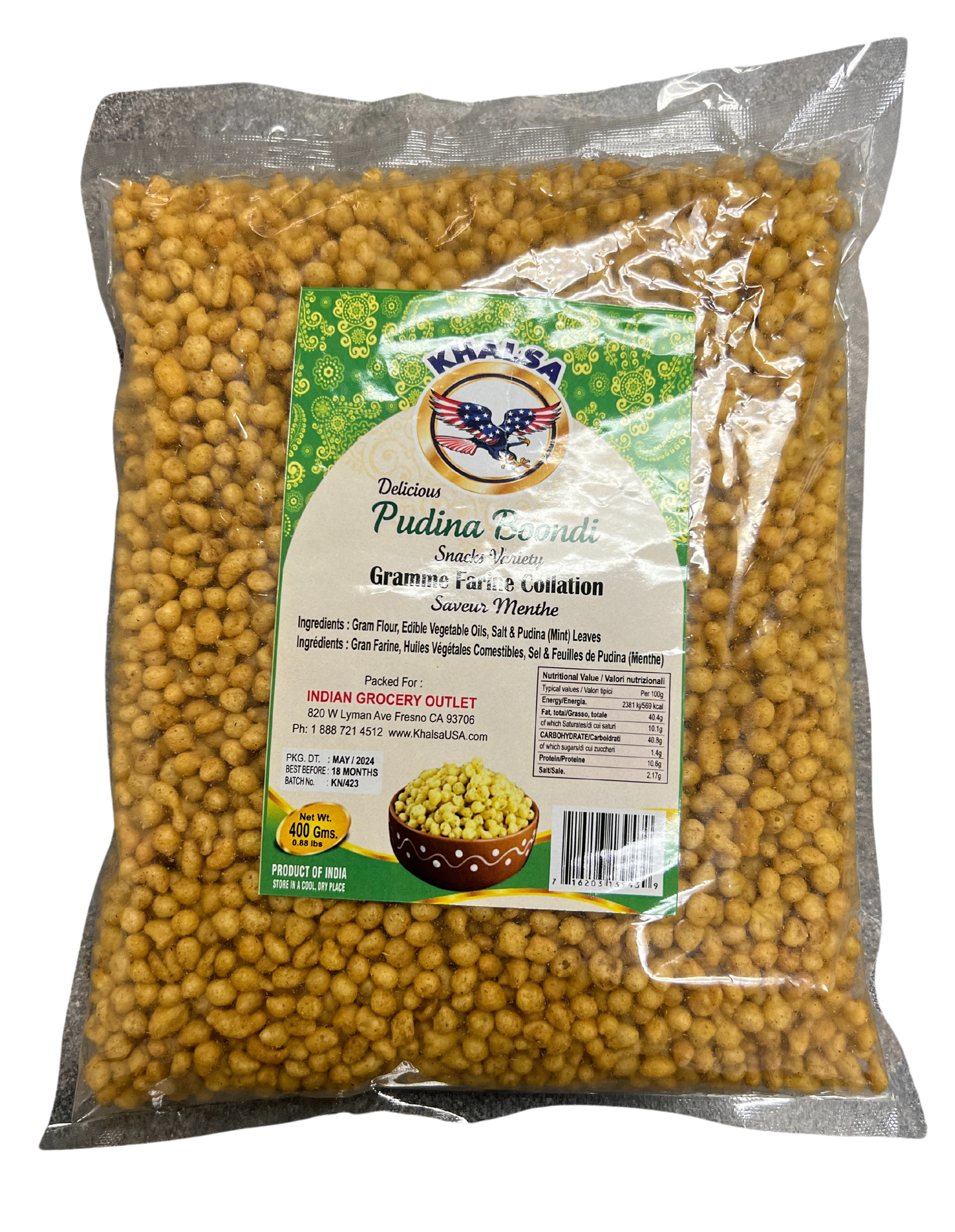 KHALSA PUDINA BOONDI