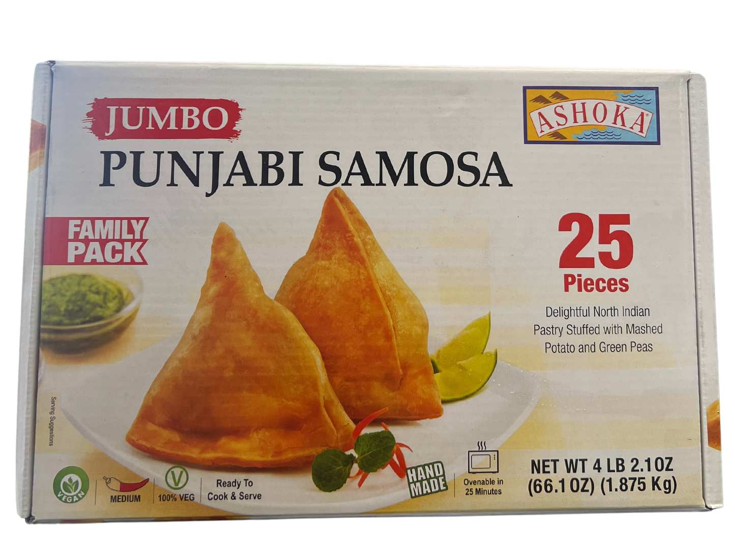ASHOKA PUNJABI SAMOSA (25 PIECES) 1.875kg