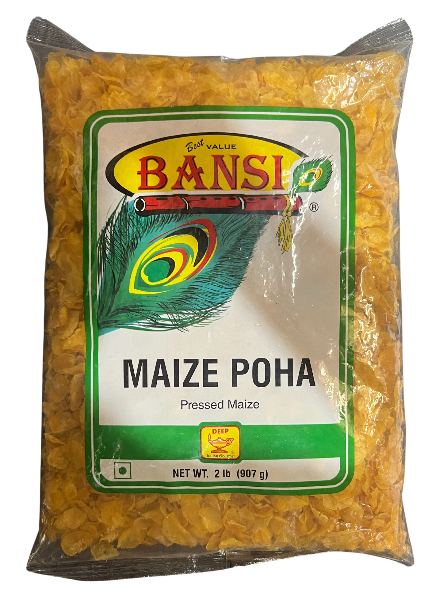 BANSI MAIZE POHA (PRESSED MAIZE) 2LB