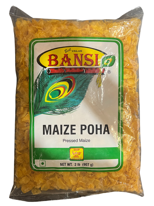 BANSI MAIZE POHA (PRESSED MAIZE) 2LB