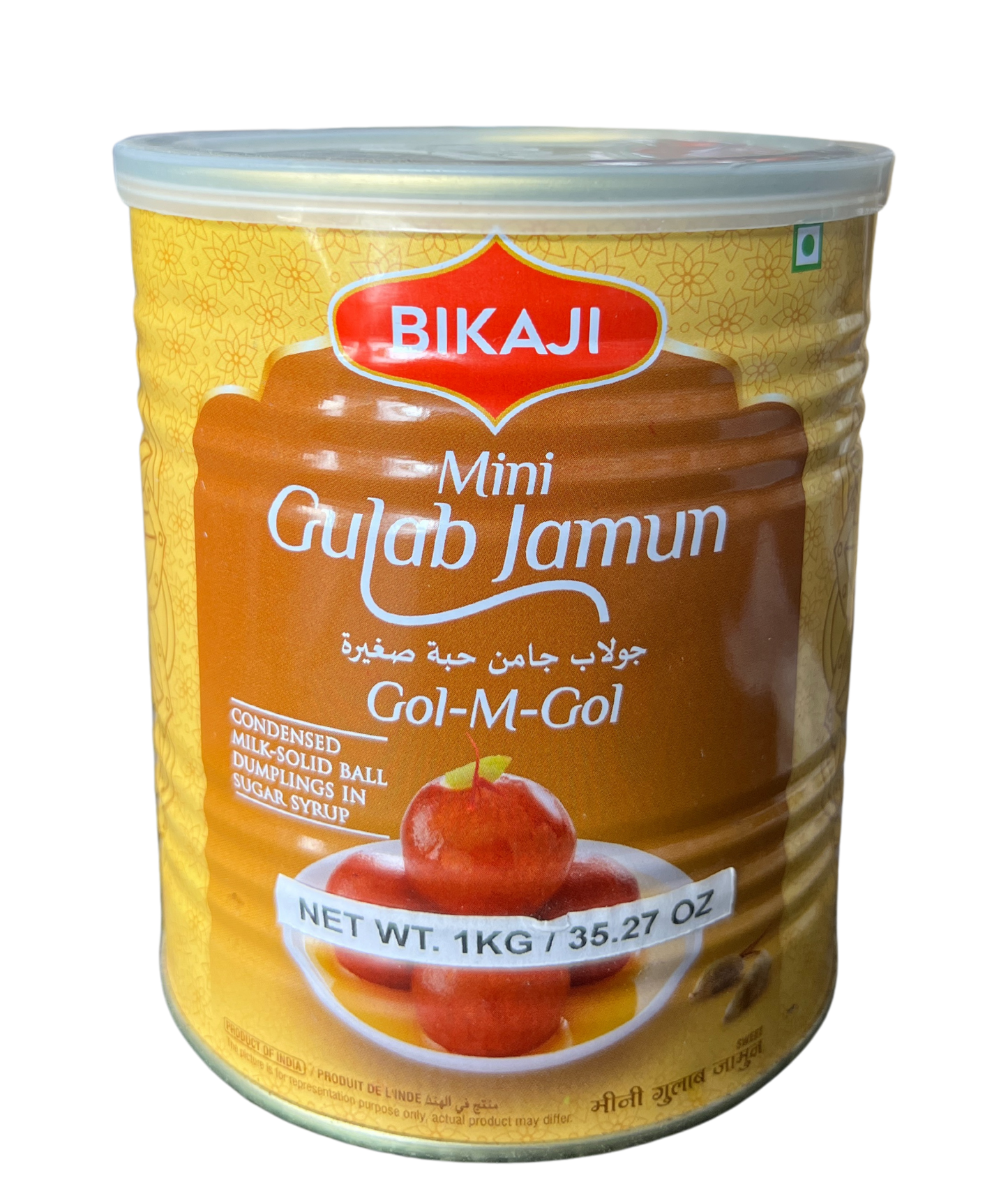 BIKAJI MINI GULAB JAMUN 1kg (CAN)