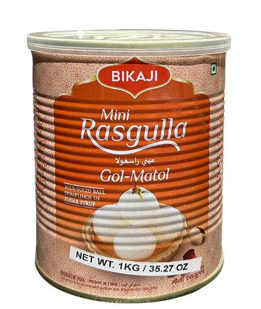 BIKAJI MINI RASGULLA 1kg (CAN)