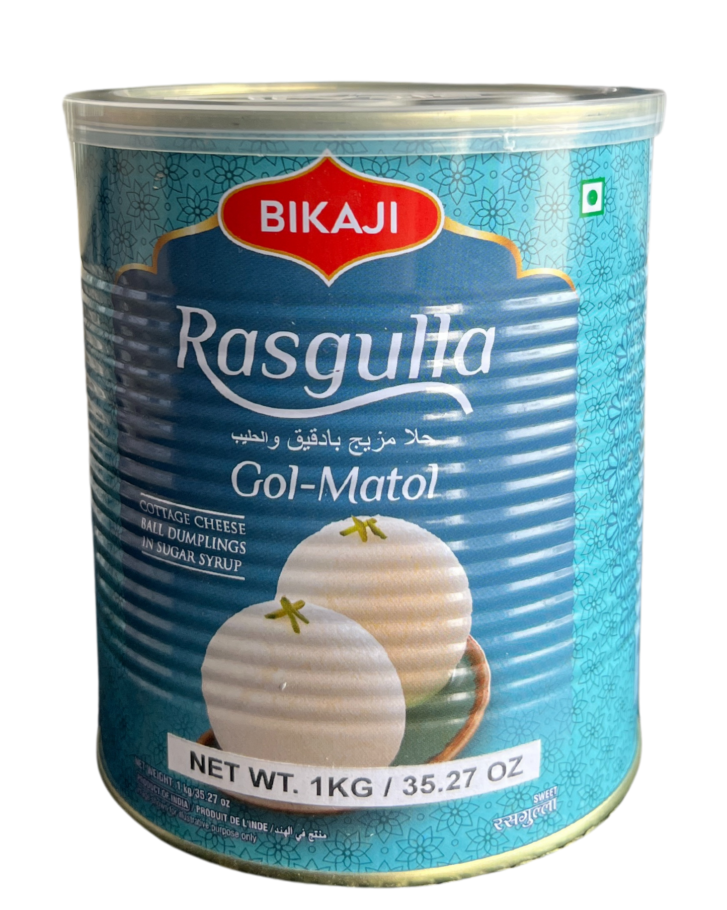 BIKAJI RASGULLA (GOL-MATOL) 1kg (CAN)