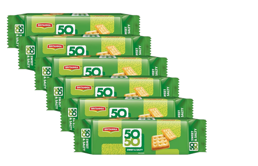 BRITANNIA 50-50 SWEET & SALTY