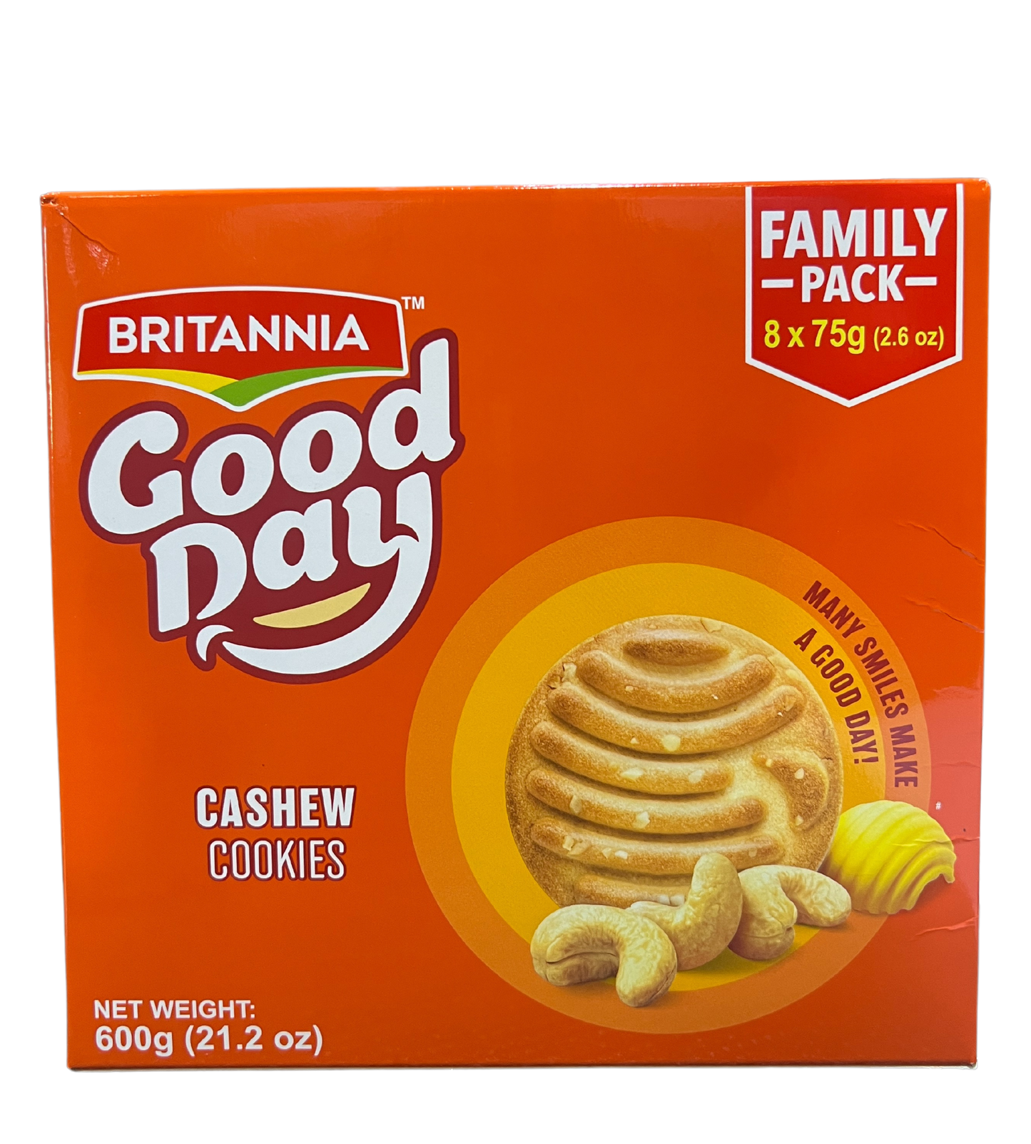 BRITANNIA GOODDAY CASHEW COOKIES