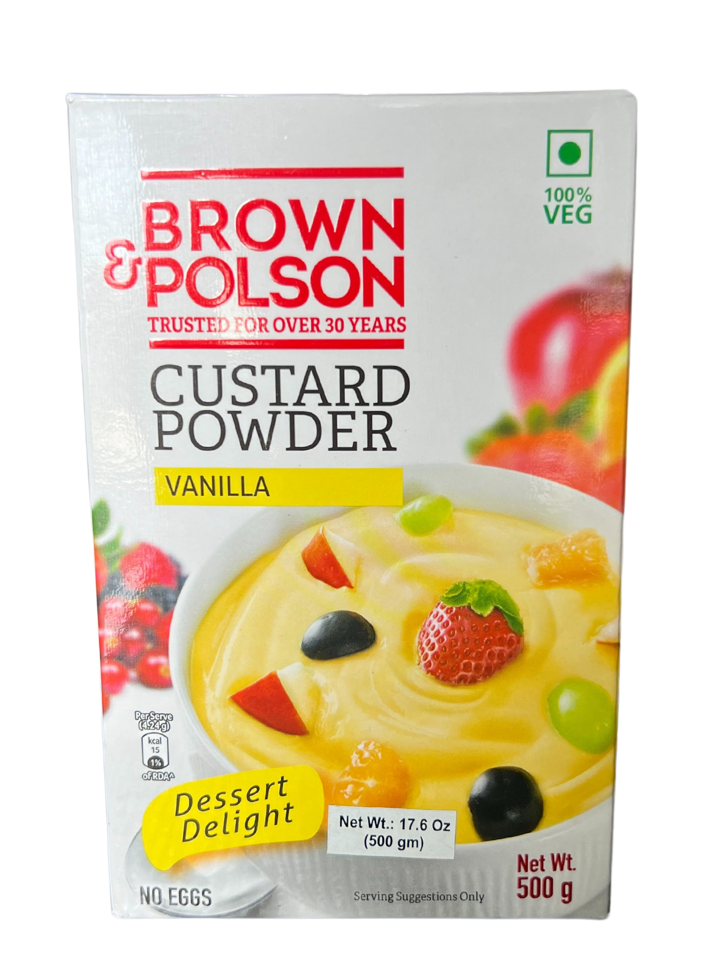 BROWN & POLSON CUSTARD POWDER (VANILLA) 500g