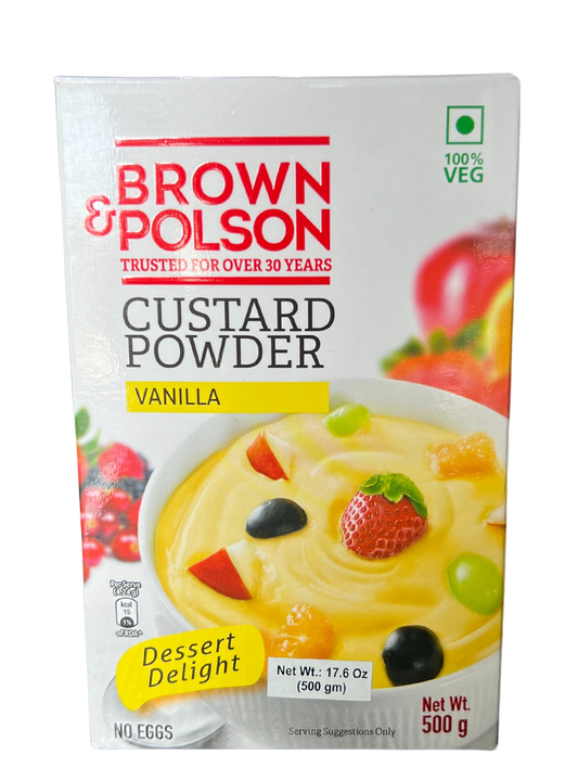 BROWN & POLSON CUSTARD POWDER (VANILLA) 500g