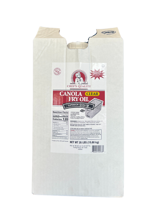 CHEF'S QUALITY CANOLA FRY OIL 35LB