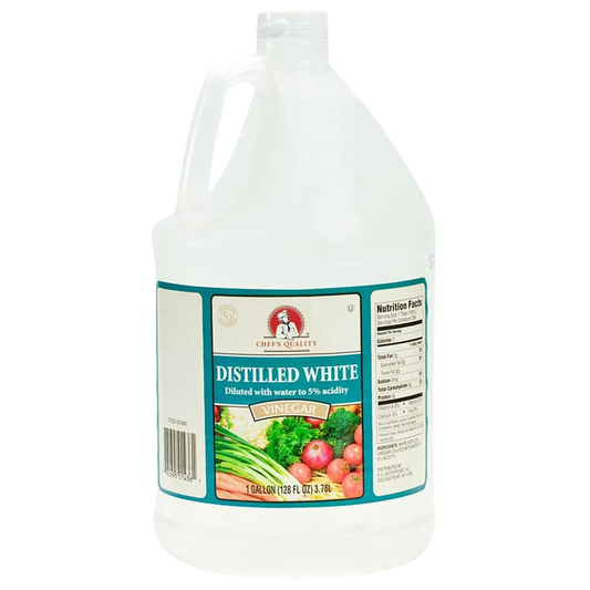 CHEF'S QUALITY DISTILLED WHITE VINEGAR 1 GALLON