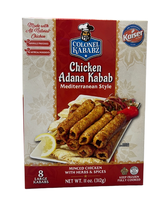 COLONEL KABAZ CHICKEN ADANA KABAB (MEDITERRANEAN STYLE) 312g
