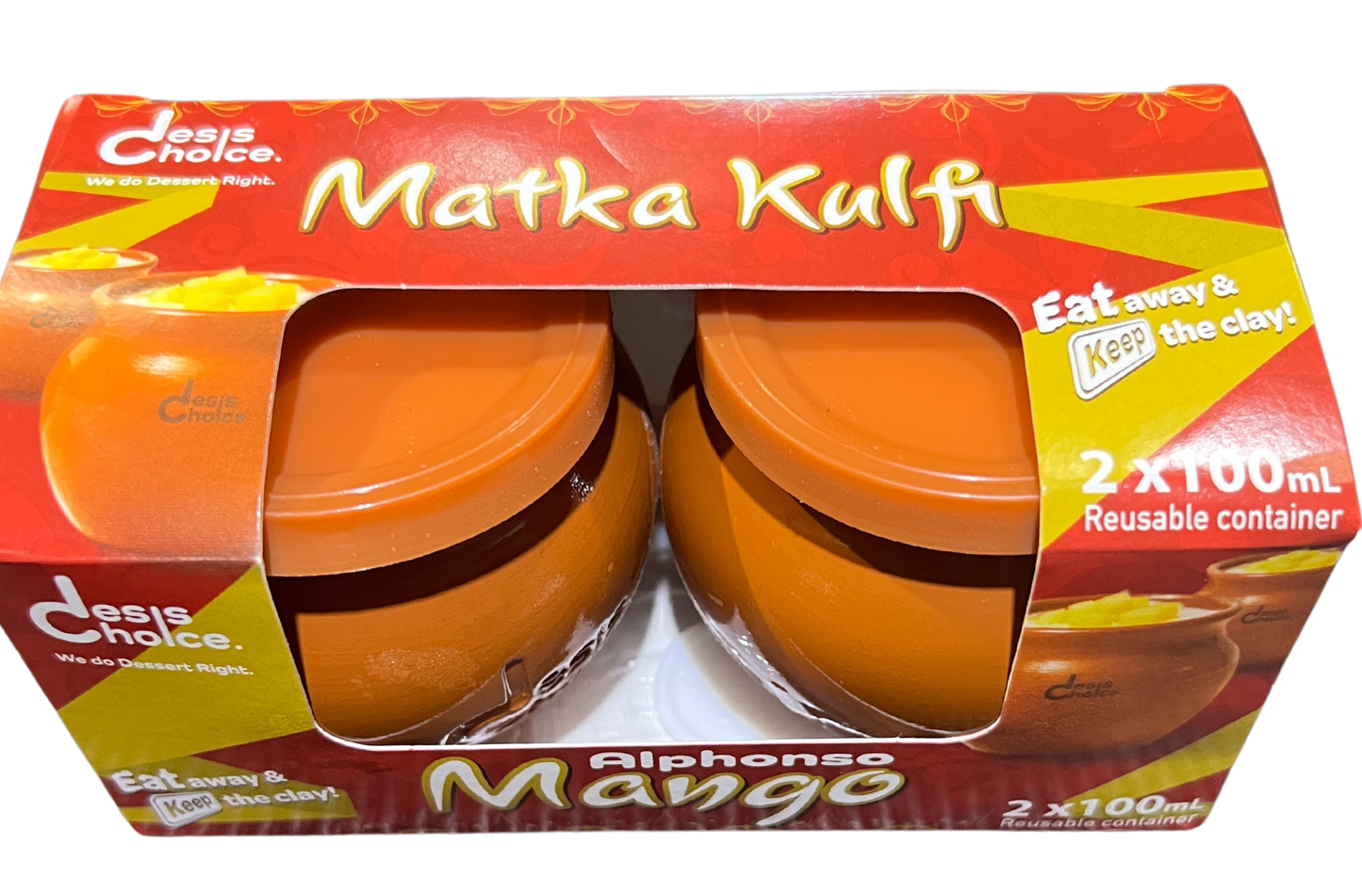 DESI CHOICE MATKA KULFI ALPHONSO MANGO 2*100ml