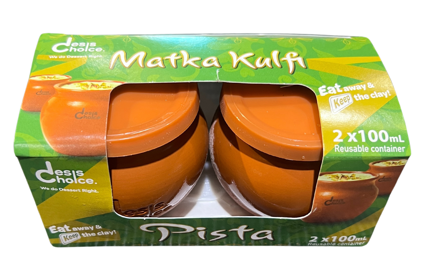 DESI CHOICE MATKA KULFI PISTA 2*100ml