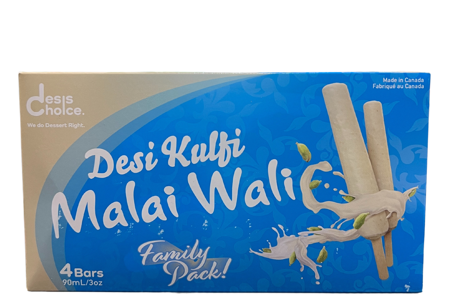 DESI KULFI MALAI WALI (FAMILY PACK) 3oz