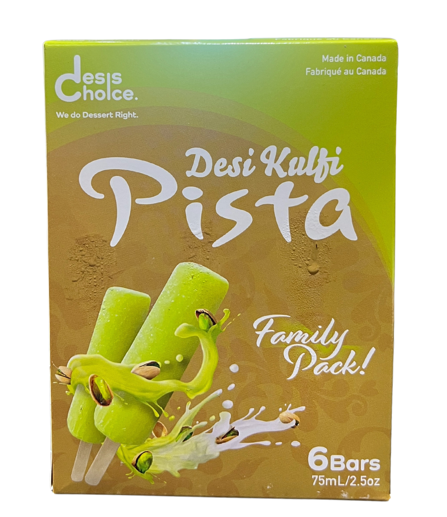 DESI KULFI PISTA (FAMILY PACK) 2.5oz