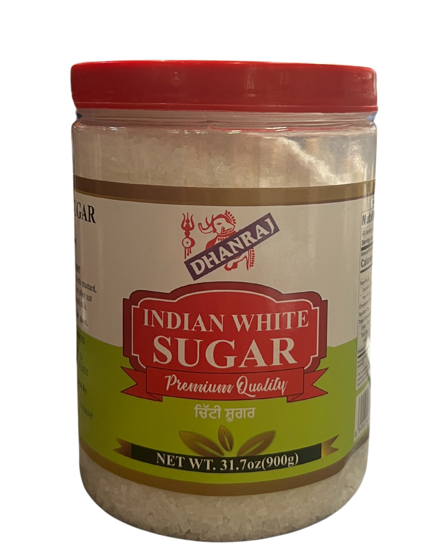 DHANRAJ INDIAN WHITE SUGAR 900g