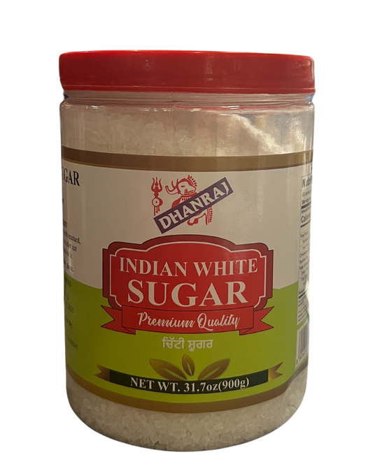 DHANRAJ INDIAN WHITE SUGAR 900g