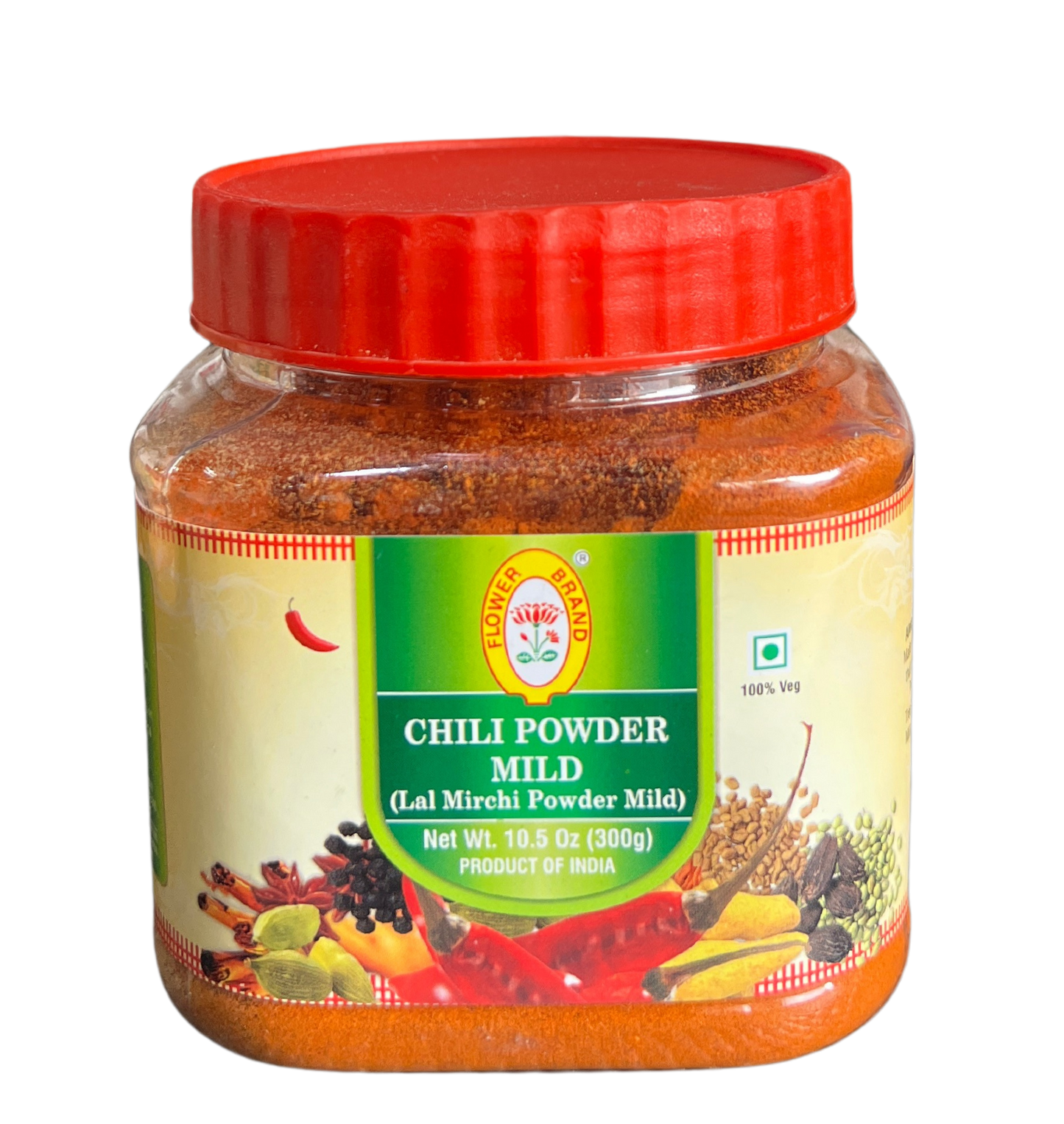 FLOWER BRAND CHILI POWDER MILD 300g