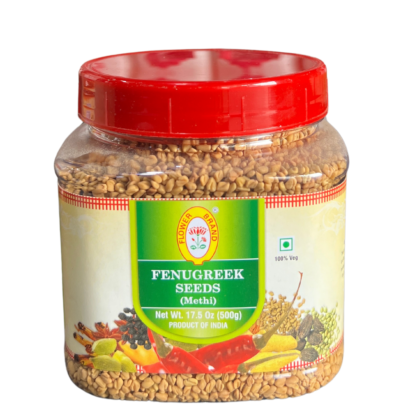 FLOWER BRAND FENUGREEK SEEDS 500g