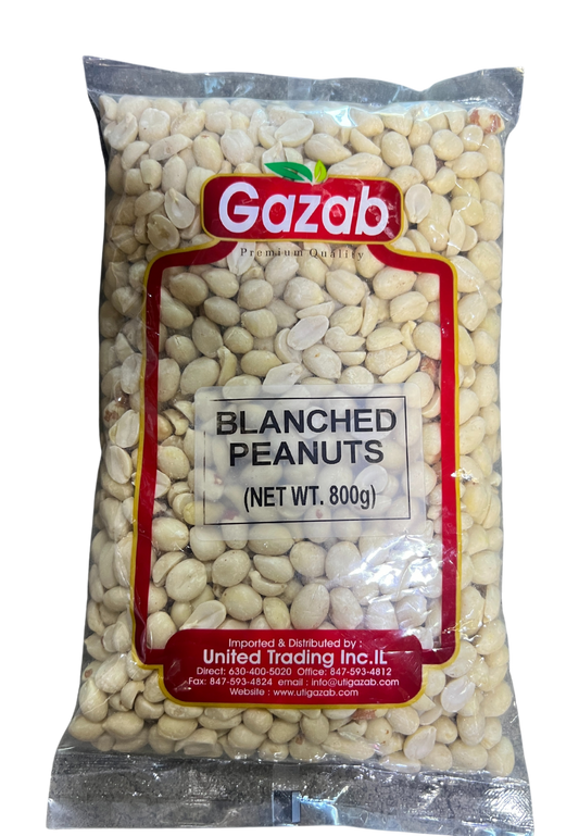 GAZAB BLANCHED PEANUTS 800g