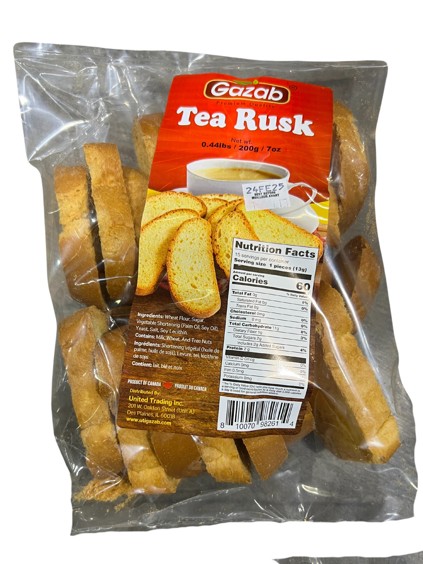 GAZAB TEA RUSK