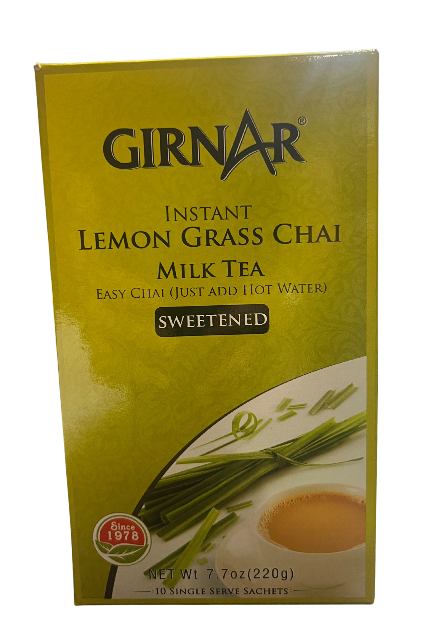 GIRNAR LEMON GRASS CHAI 220g (10 SACHETS)