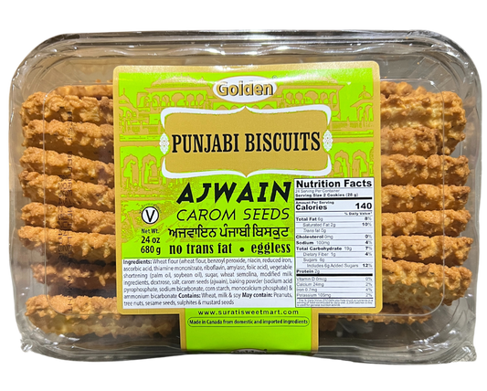 GOLDEN PUNJABI BISCUIT AJWAIN 680g