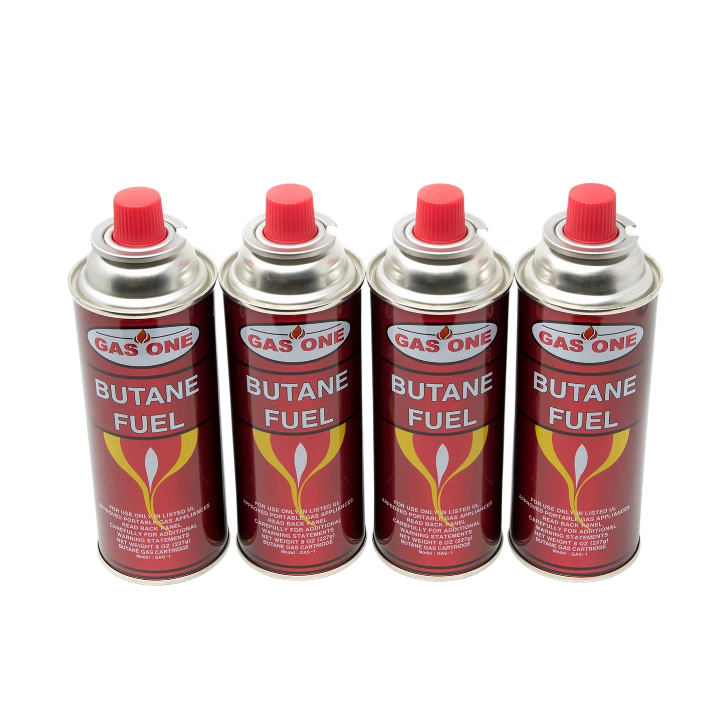 GAS ONE BUTANE FUEL 8oz (4 PIECES)