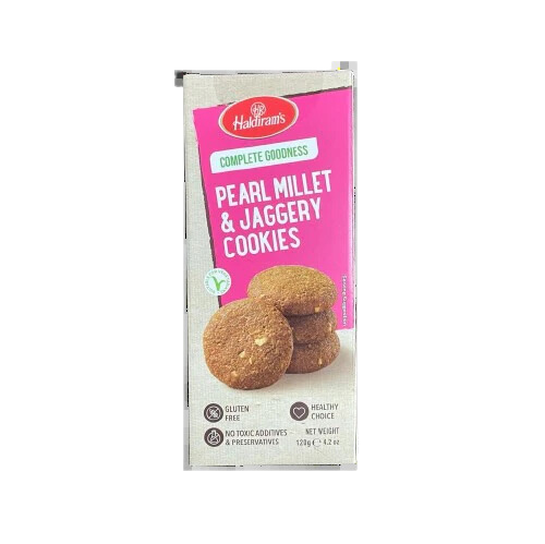 HALDIRAM'S (HR) PEARL MILLET & JAGGERY COOKIES 120g / 4.23oz