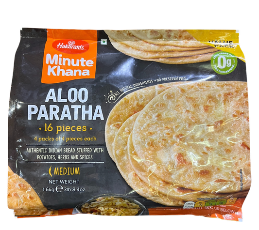 HALDIRAM'S (HR) ALOO PARANTHA 1.6kg (16 PIECES)