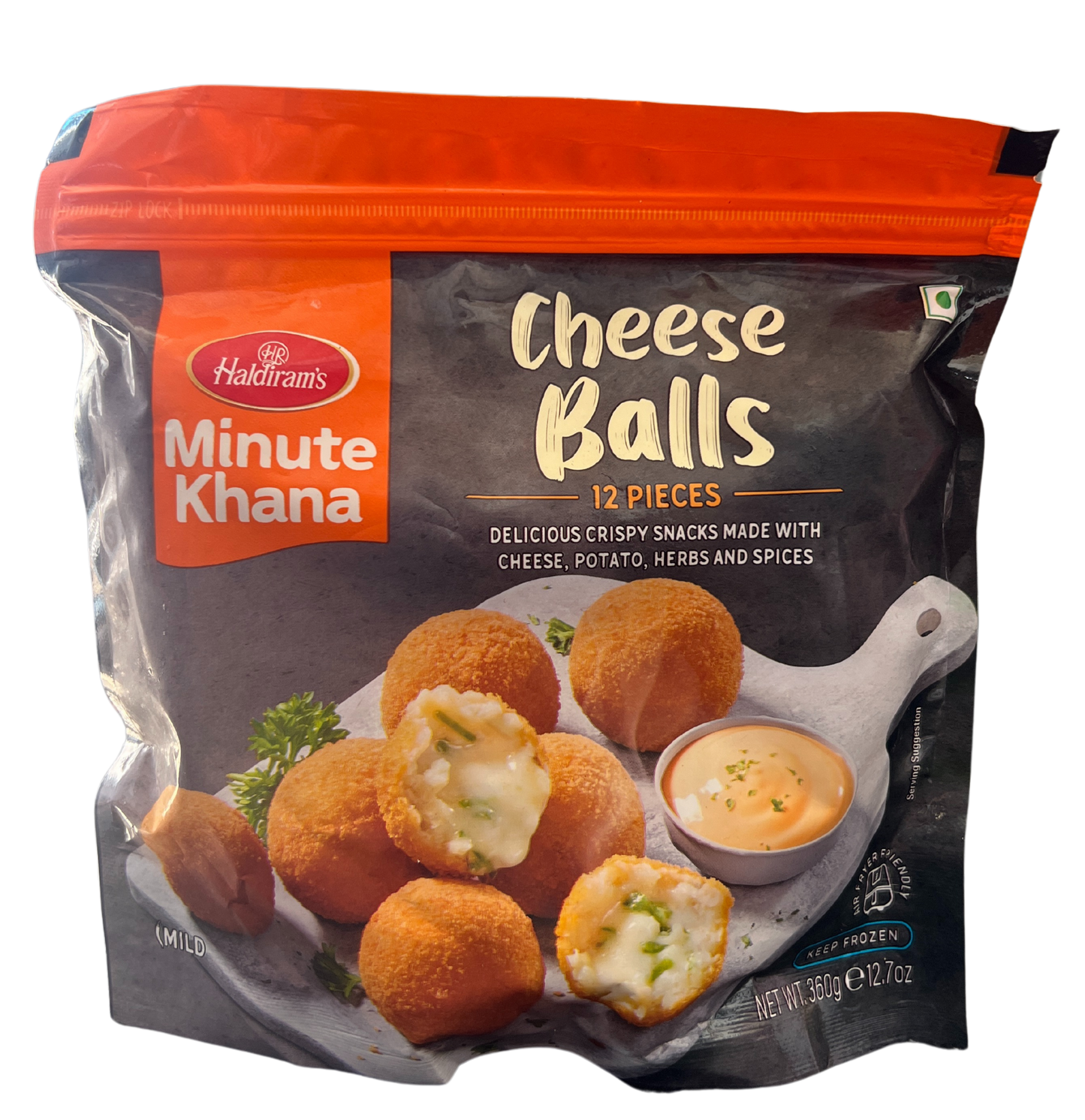 HALDIRAM'S (HR) CHEESE BALLS (12 PIECES) 360g