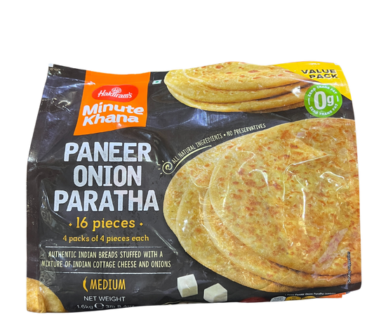 HALDIRAM'S (HR) PANEER ONION PARANTHA 1.6kg (16 PIECES)