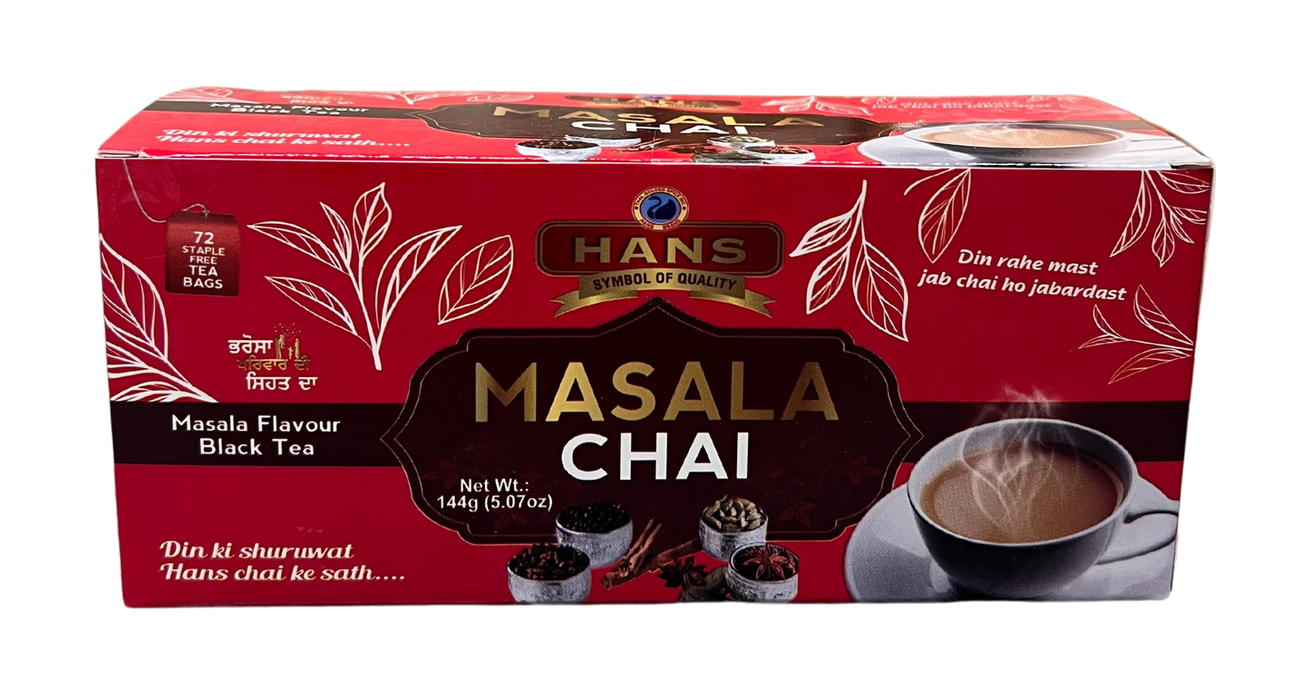 HANS MASALA CHAI 144g (MASALA FLAVOIR BLACK TEA)
