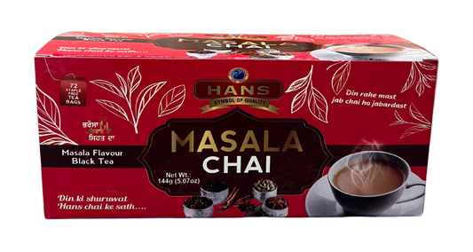 HANS MASALA CHAI 144g (MASALA FLAVOIR BLACK TEA)