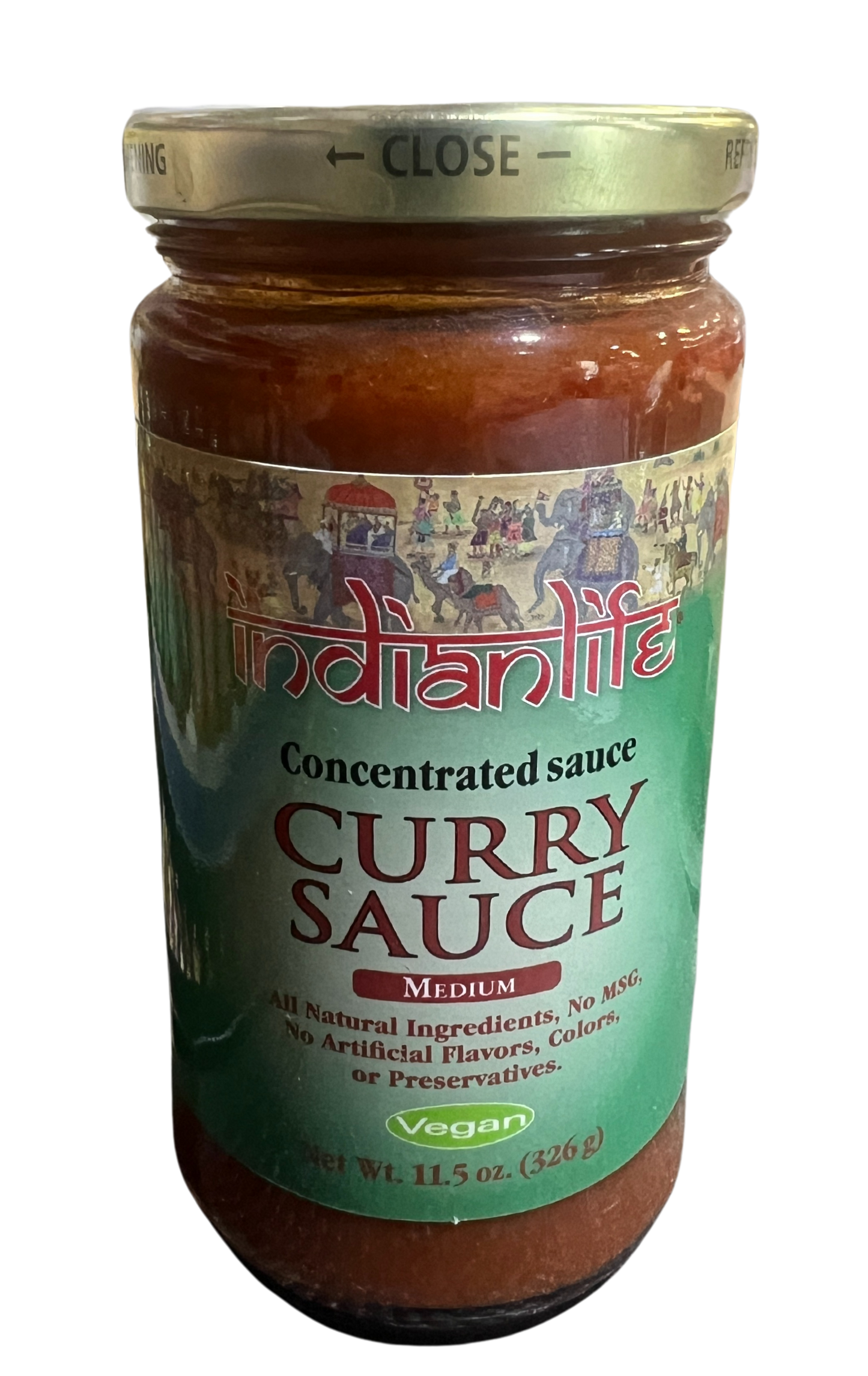 INDIAN LIFE CURRY SAUCE 11.5oz