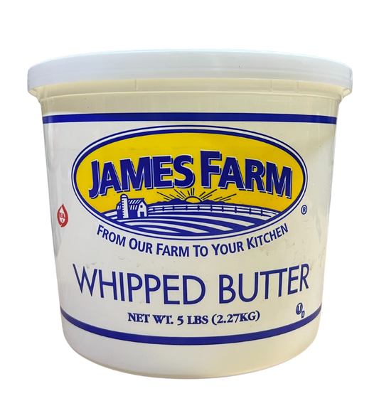 JAMES FARM WHIPPED BUTTER 5LB/2.27kg