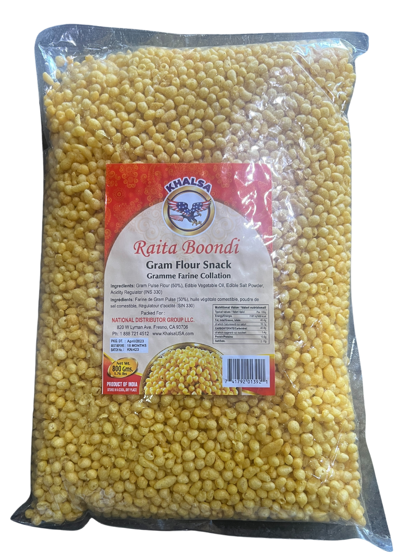 KHALSA RAITA BOONDI