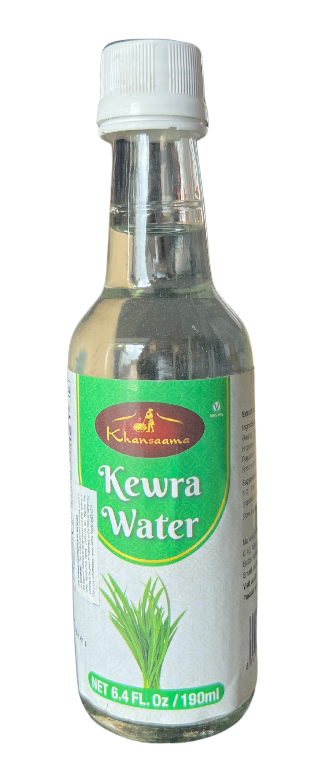 KHANSAAMA KEWRA WATER 6.4fl oz