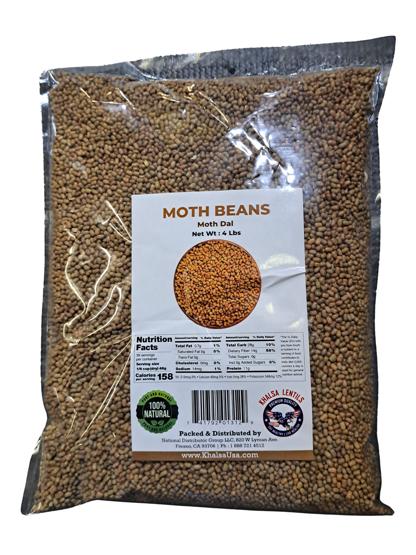 KHALSA MOTH BEANS (MOTH DAL)