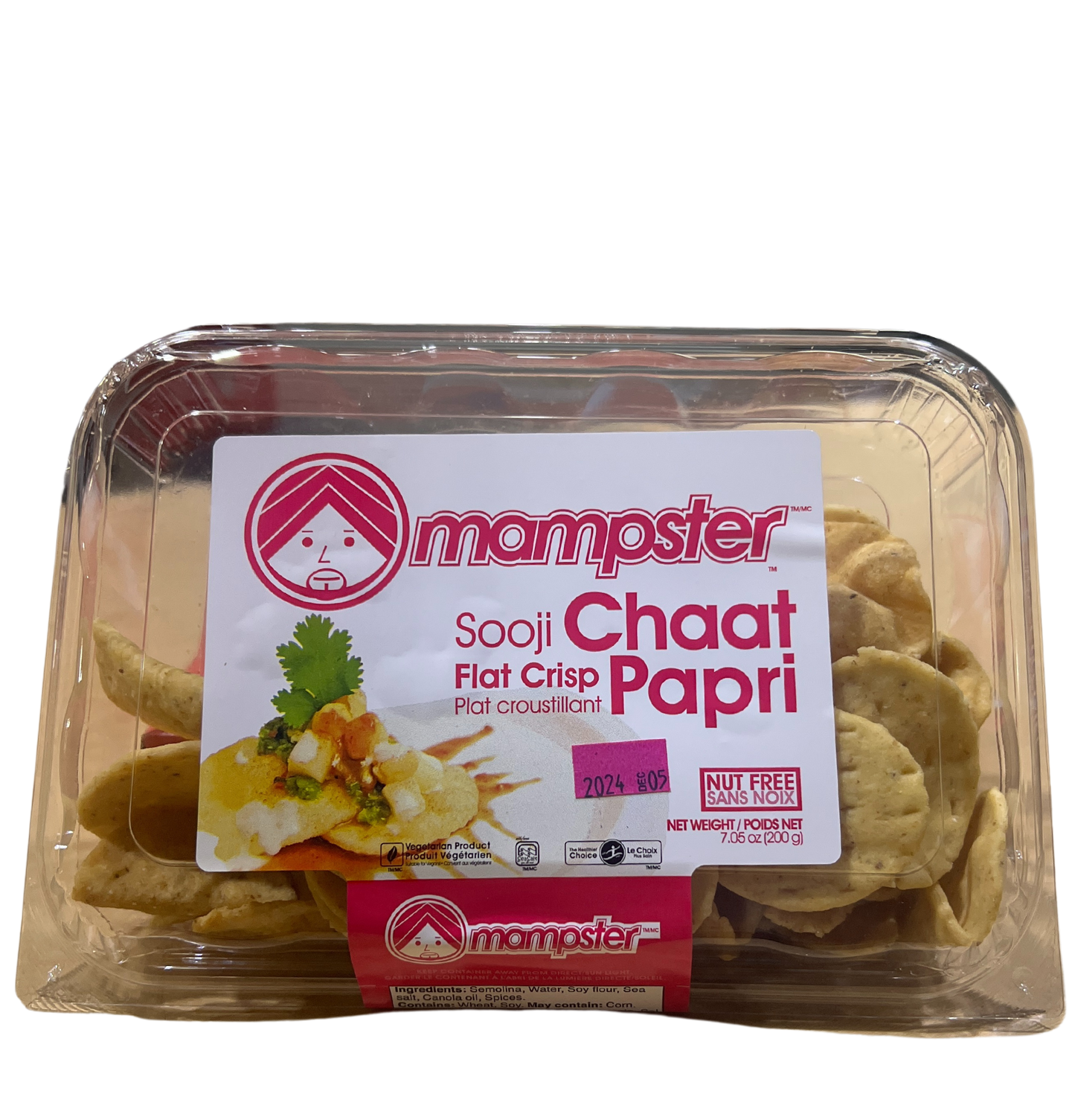 MAMPSTER SOOJI CHAAT PAPRI 200GM