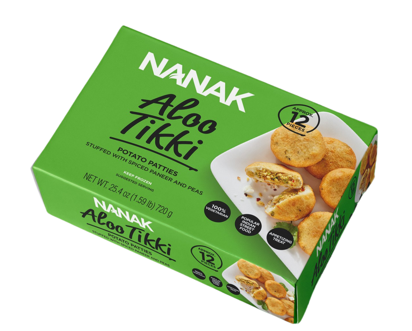 NANAK ALOO TIKKI (POTATO PATTIES) 1.8kg *4