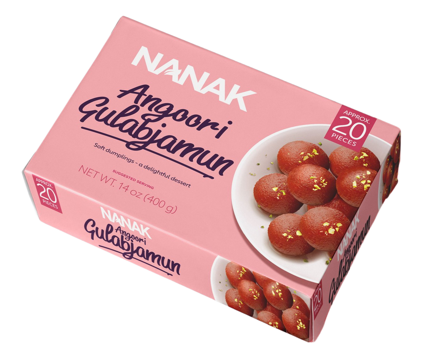 NANAK ANGOORI GULAB JAMUN (20 PIECES) 400g