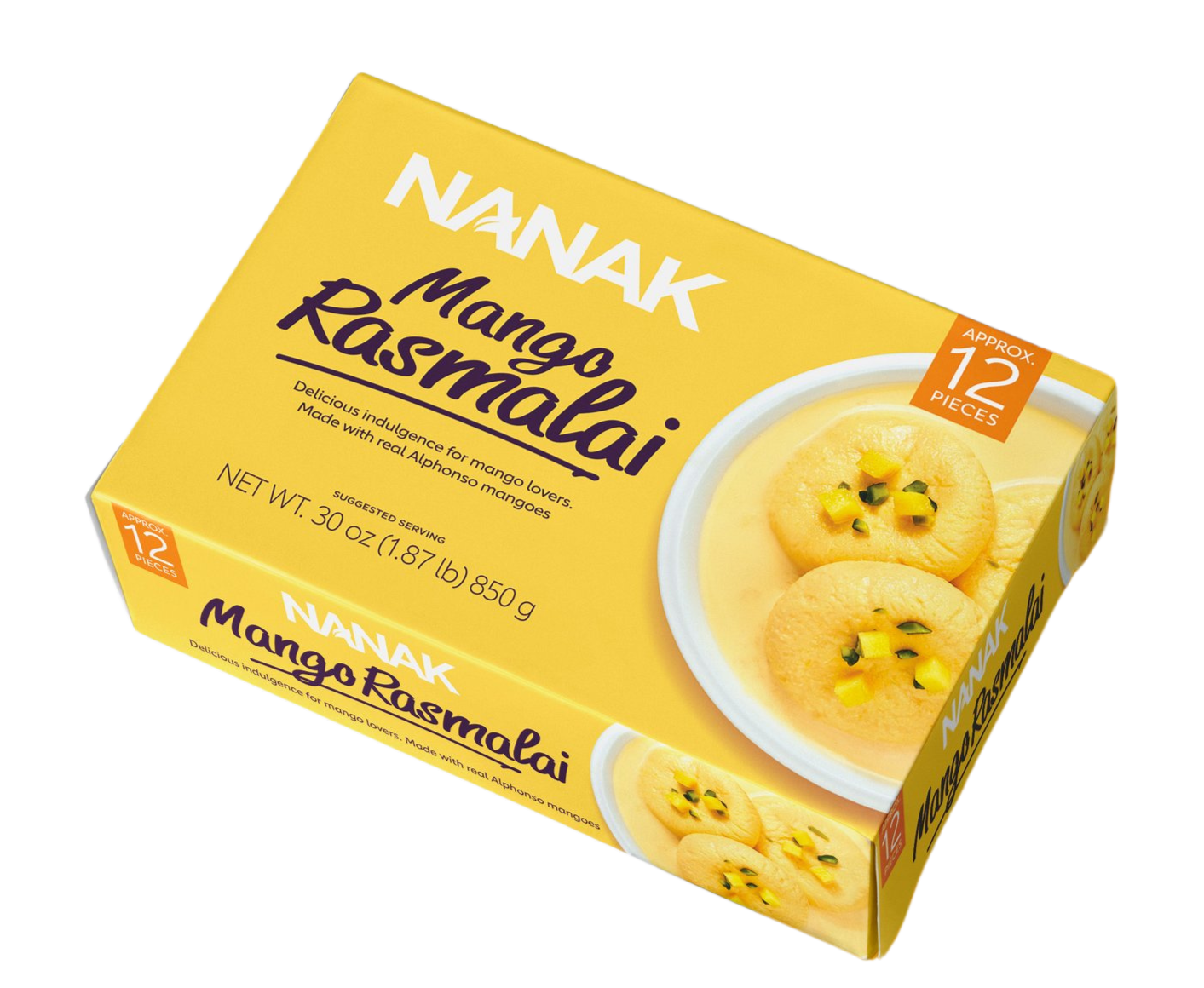 NANAK MANGO RASMALAI (12 PIECES) 850g