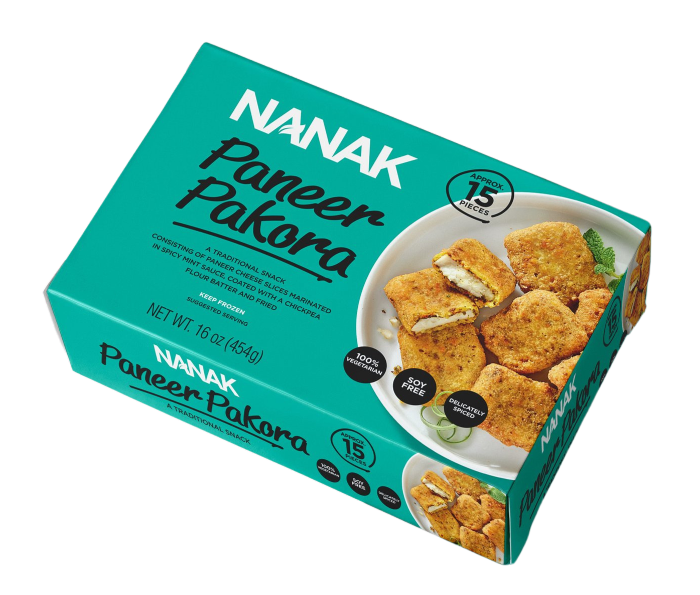 NANAK PANEER PAKORA 454g (15 PIECES)