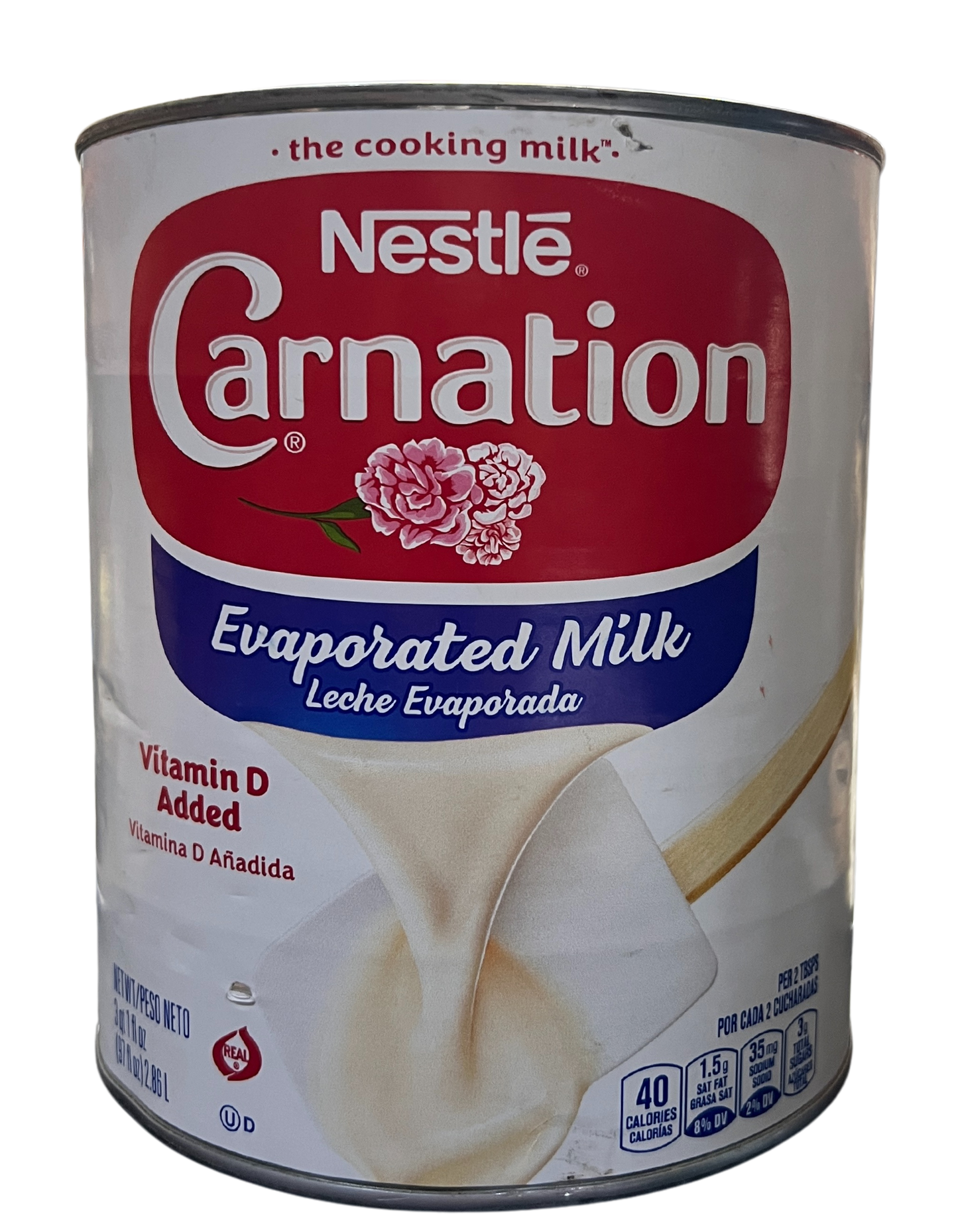 NESTLE CARNATION EVAPORATED MILK 97fl oz / 2.86L