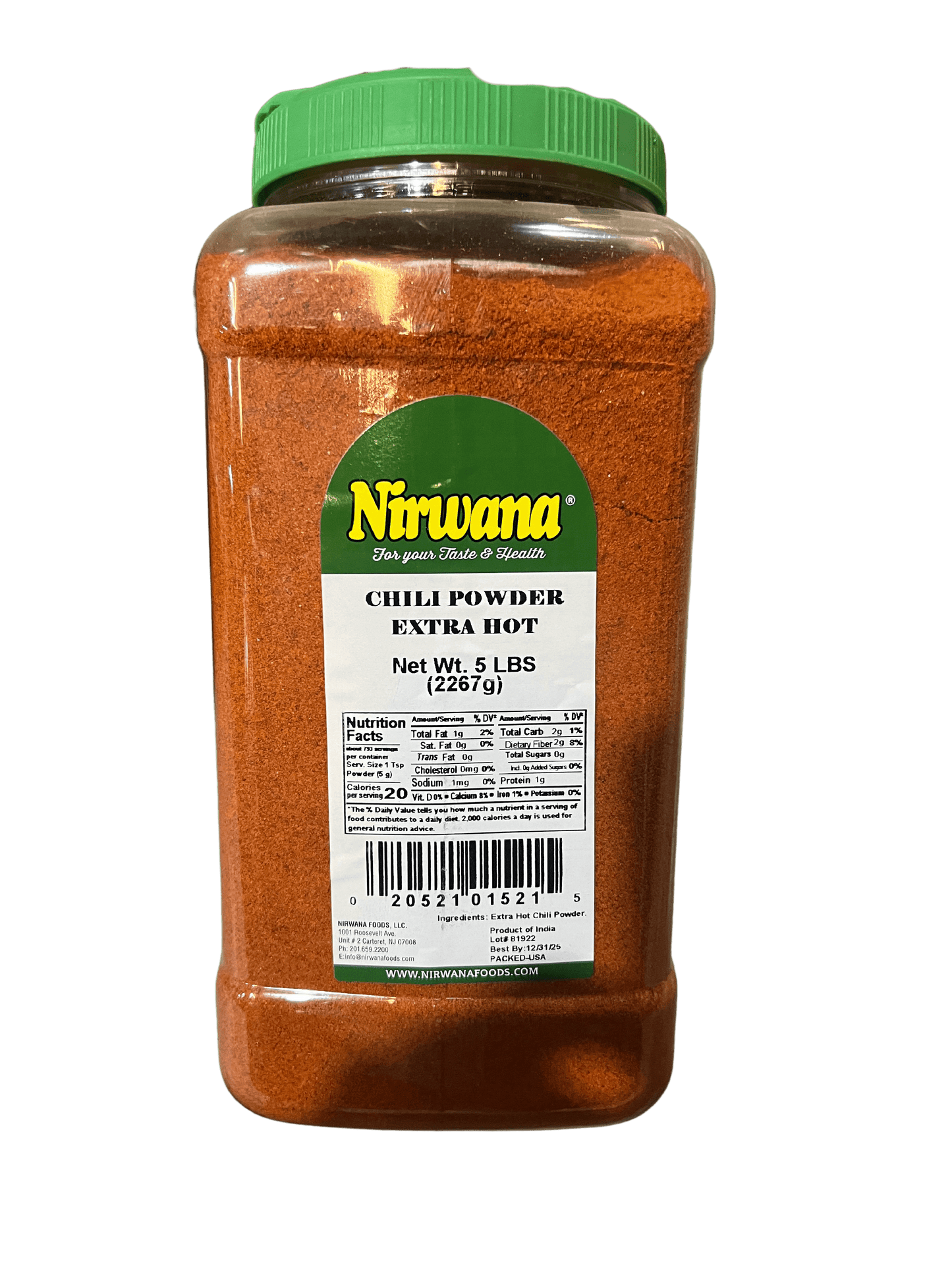 NIRWANA CHILI POWDER EXTRA HOT