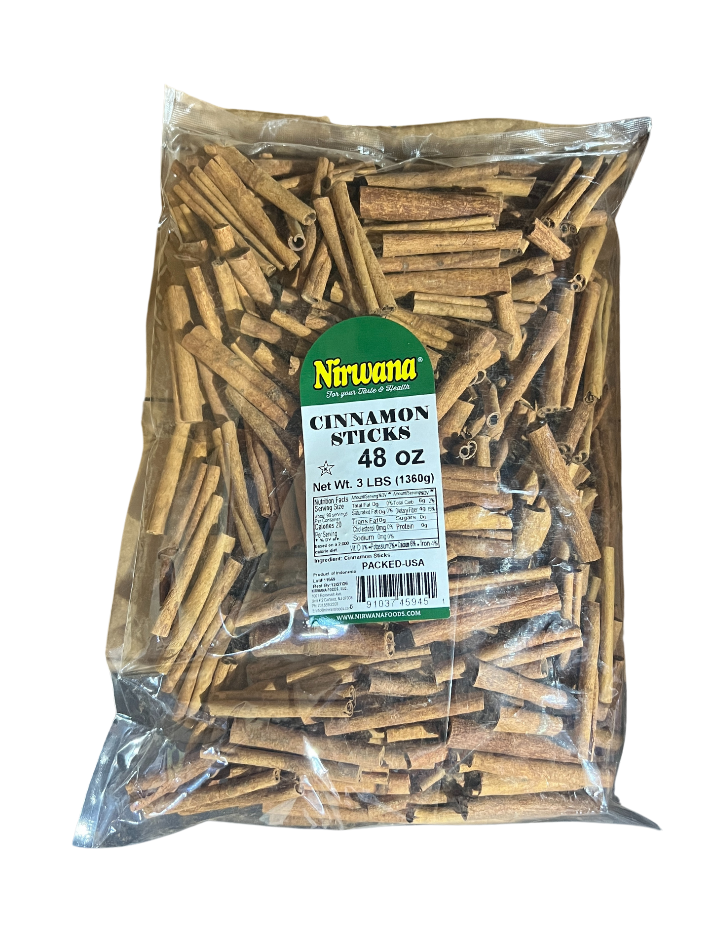 NIRWANA CINNAMON STICKS